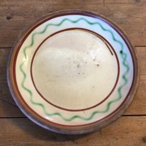 Dansk lertøj pandekage fad