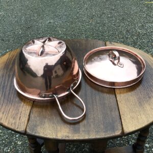 Postej form i kobber fra dansk kobberværksted - begyndelse af 1800 tallet - pæn stand