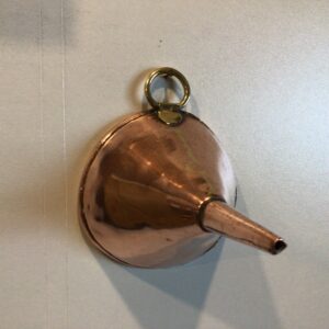 Tragt i Kobber fra dansk kobberværksted 1800 tallet