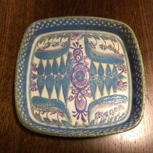 Royal Copenhagen Aluminia fad Tenera #412/2883 - 17 x 17 cm. - 1. sortering