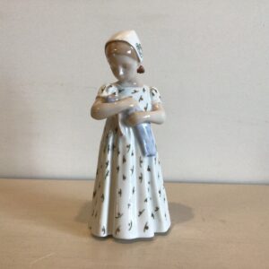B&G pigefigur Mary #1721 i håndmalet porcelæng - højde 19 cm. - 1. sortering