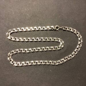 Bicmarck sølv halskæde i forløb med karabin lås - længde 47 cm. 23 gram