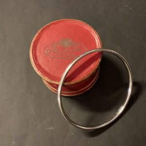 Just Andersen rund armring "888 i sterling sølv - indvendig mål 6.5 cm.